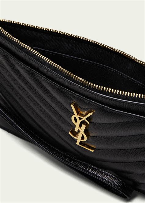 YSL Monogram Bill Pouch 